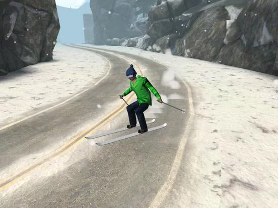Изображение игры: Cross Country Skiing - 3D Winter Mountain Championship Sport Racing Simulator Pro