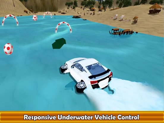 Изображение игры: Water Surfing Car Racer