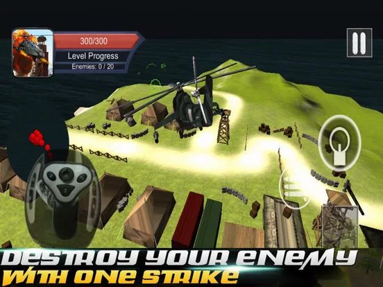 Изображение игры: Gunship Air - Heli Combat