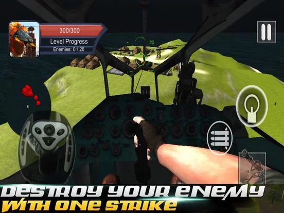 Изображение игры: Gunship Air - Heli Combat
