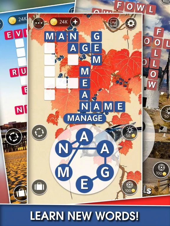 Изображение игры: Word Travels - Crossy Words