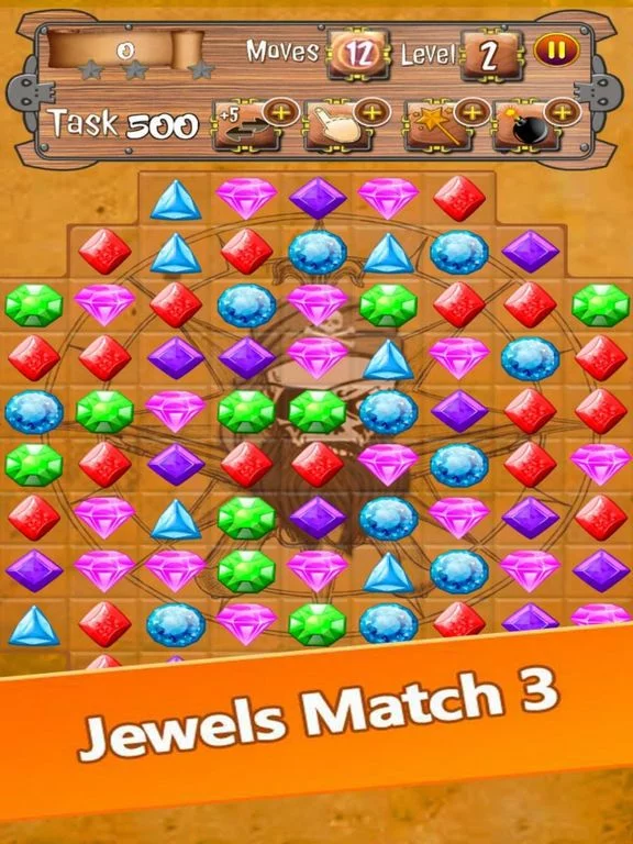 Изображение игры: Cleopatra Gems Match3