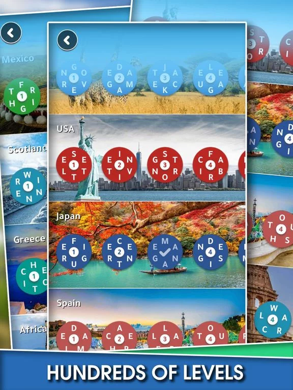 Изображение игры: Word Travels - Crossy Words