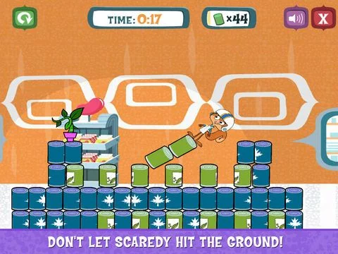 Изображение игры: Scaredy Squirrel: Stash N Crash