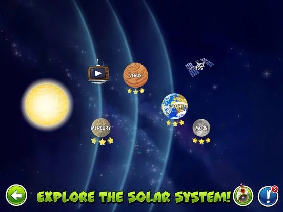 Изображение игры: Angry Birds Space HD