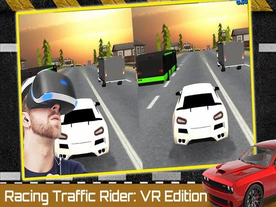 Изображение игры: Racing Traffic Rider: VR Edition