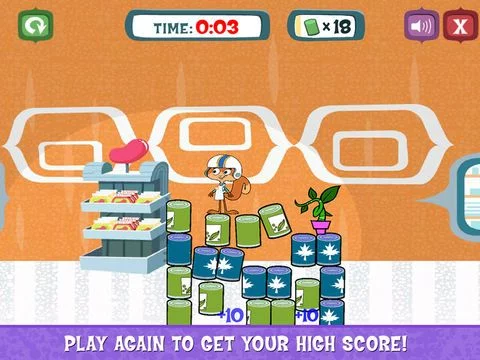 Изображение игры: Scaredy Squirrel: Stash N Crash