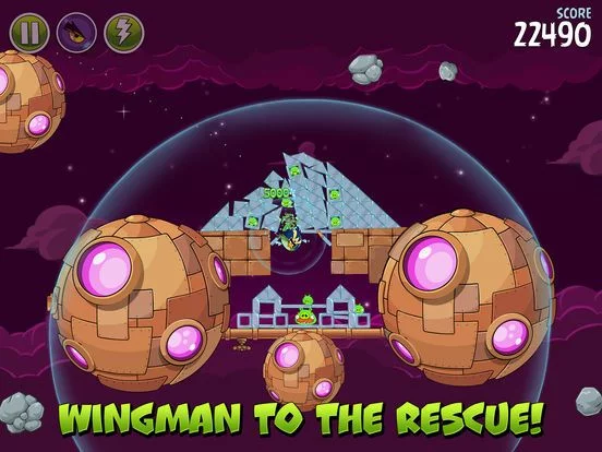 Изображение игры: Angry Birds Space HD