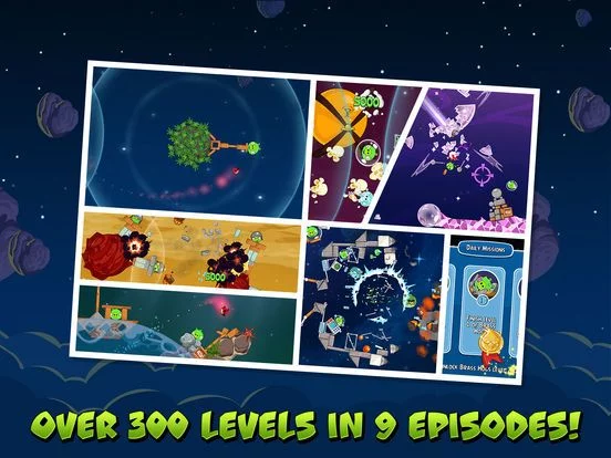 Изображение игры: Angry Birds Space HD