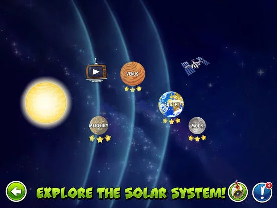 Изображение игры: Angry Birds Space HD