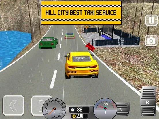 Изображение игры: Driver Taxi Service Hill 2017