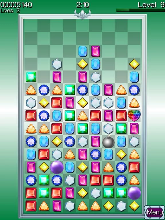 Изображение игры: Diamond Stacks Mania: match 3 jewel gems puzzle!