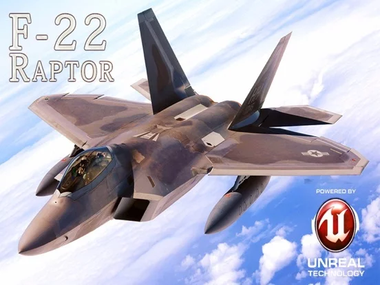 Изображение игры: F-22 Raptor - Combat Flight Simulator of Infinite Airplane Hunter