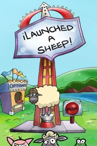 Изображение игры: Sheep Launcher Plus!