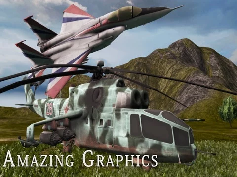 Изображение игры: Boeing F-15 Strike Eagle - Combat Flight Simulator of Infinite Airplane Hunter