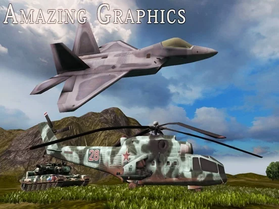Изображение игры: F-22 Raptor - Combat Flight Simulator of Infinite Airplane Hunter