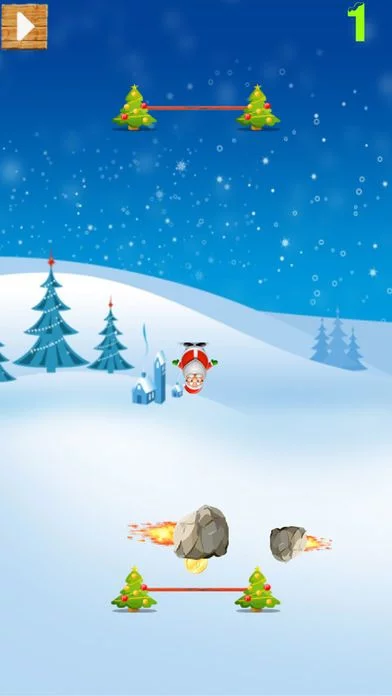 Изображение игры: Christmas Game Santa Jump