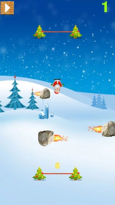 Изображение игры: Christmas Game Santa Jump