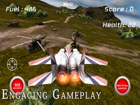 Изображение игры: Boeing F-15 Strike Eagle - Combat Flight Simulator of Infinite Airplane Hunter