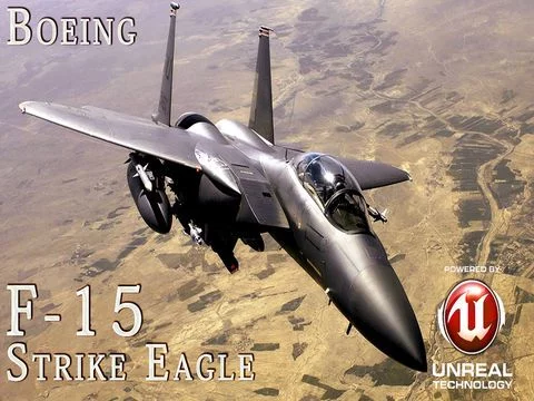Изображение игры: Boeing F-15 Strike Eagle - Combat Flight Simulator of Infinite Airplane Hunter