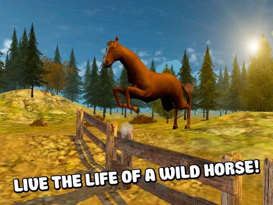 Изображение игры: Wild Horse Survival Simulator 3D