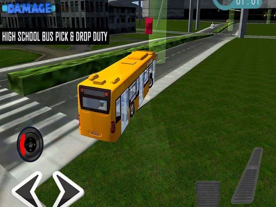 Изображение игры: High School Bus Driving