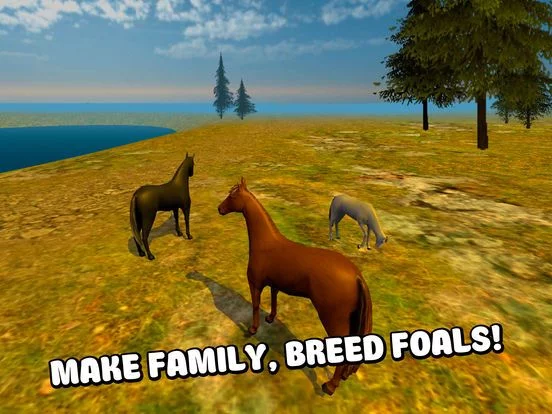 Изображение игры: Wild Horse Survival Simulator 3D