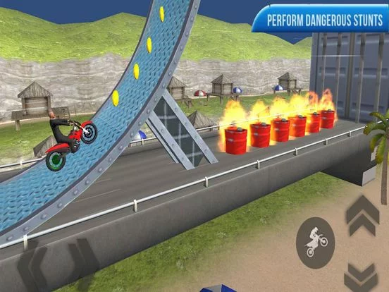 Изображение игры: Bike Stunt Tricks Rider
