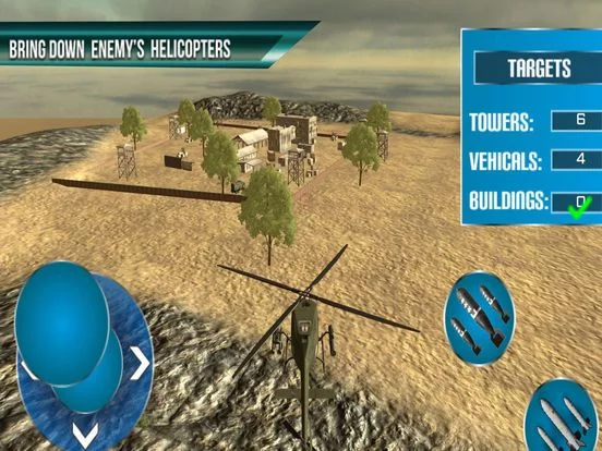 Изображение игры: Army Heli Gunship Battle