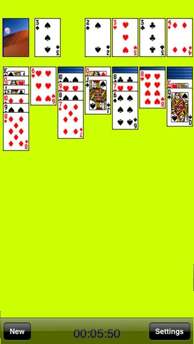 Изображение игры: iSolitaire ( Solitaire Classic )