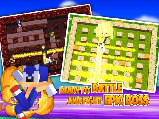 Изображение игры: Blue Speed Skins Bomber 3D Games