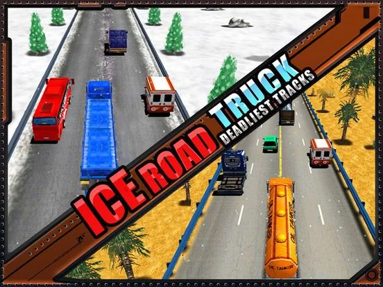 Изображение игры: Ice Road Truck Simulator Race