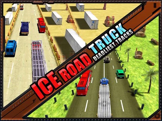 Изображение игры: Ice Road Truck Simulator Race
