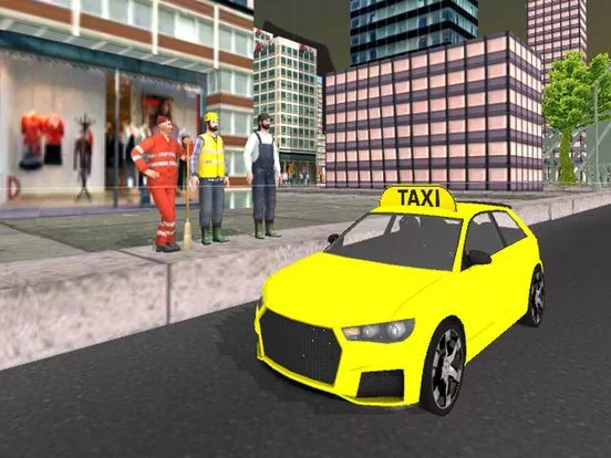 Изображение игры: City Taxi Car Driver Simulator