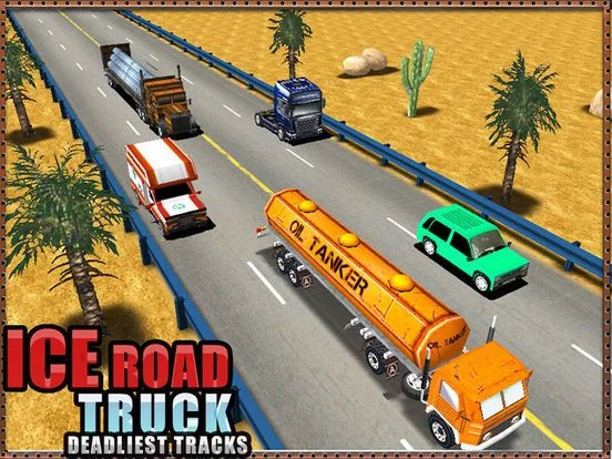 Изображение игры: Ice Road Truck Simulator Race