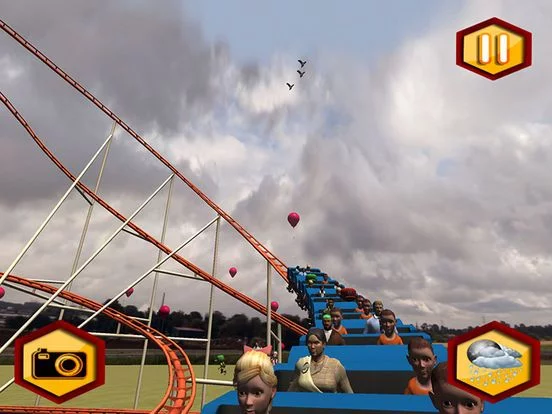 Изображение игры: Crazy Roller Coaster Simulator 2016