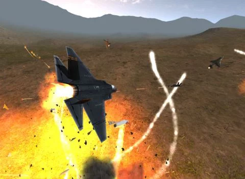 Изображение игры: Pantera Fighter Jets - Flight Simulator
