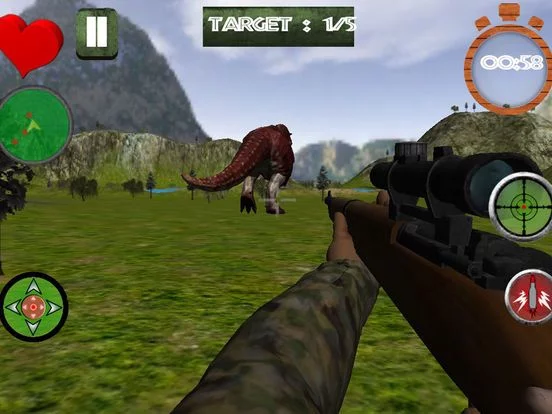 Изображение игры: Jurassic Island Angry Dinosaurs Shooting