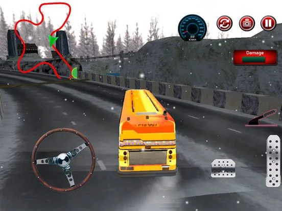 Изображение игры: Fastlane Bus Driving Adventure