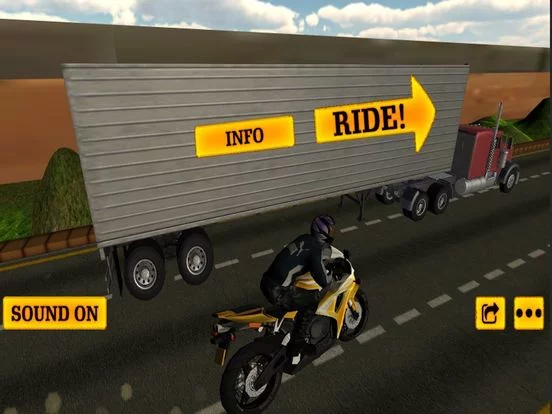 Изображение игры: Bike Rider Highway Stunt Racing Attack