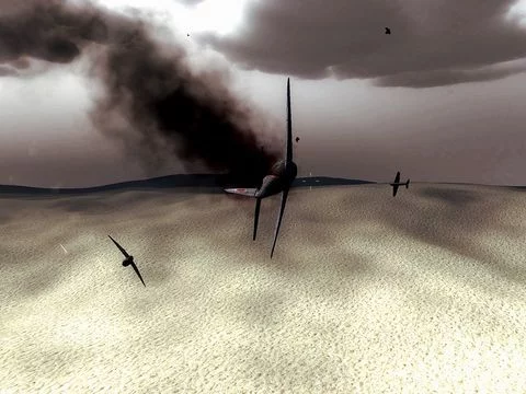 Изображение игры: 3D Sky Dive: A-26 Invader