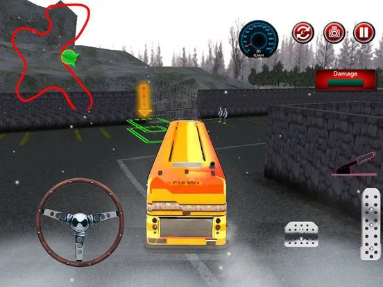 Изображение игры: Fastlane Bus Driving Adventure