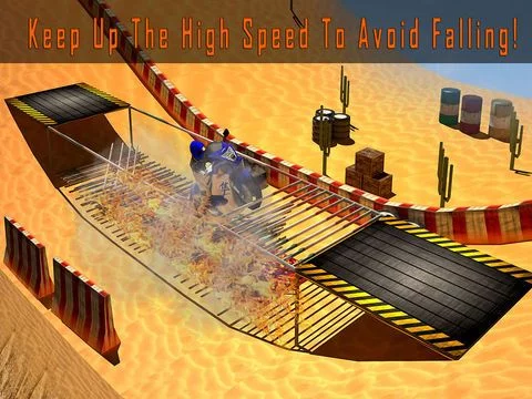 Изображение игры: Motorcycle stunt track race - a dirt bike racing game