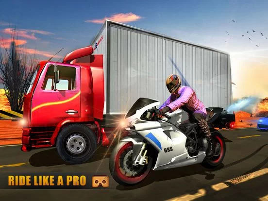 Изображение игры: VR Highway Moto Bike Racer