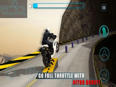 Изображение игры: Police Fast Motorcycle Rider 3D – Hill Climbing Racing Game