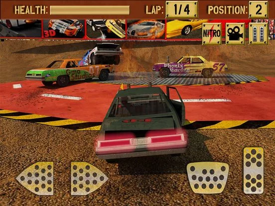 Изображение игры: Mad Car Crash Racing Demolition Derby