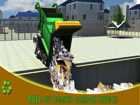 Изображение игры: City Garbage Truck Simulator
