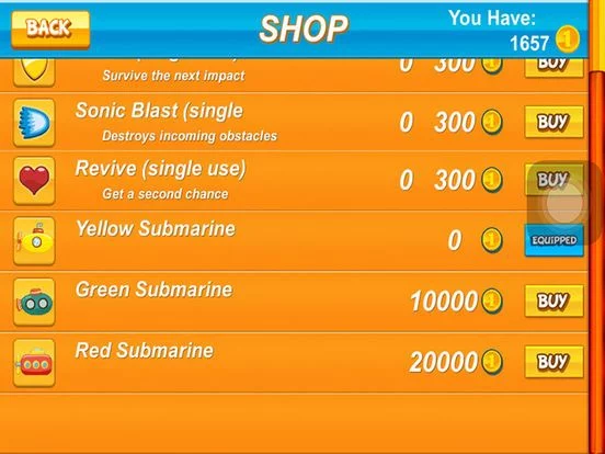 Изображение игры: Submarine Runner
