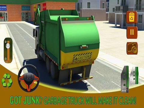 Изображение игры: City Garbage Truck Simulator