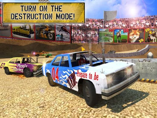 Изображение игры: Mad Car Crash Racing Demolition Derby